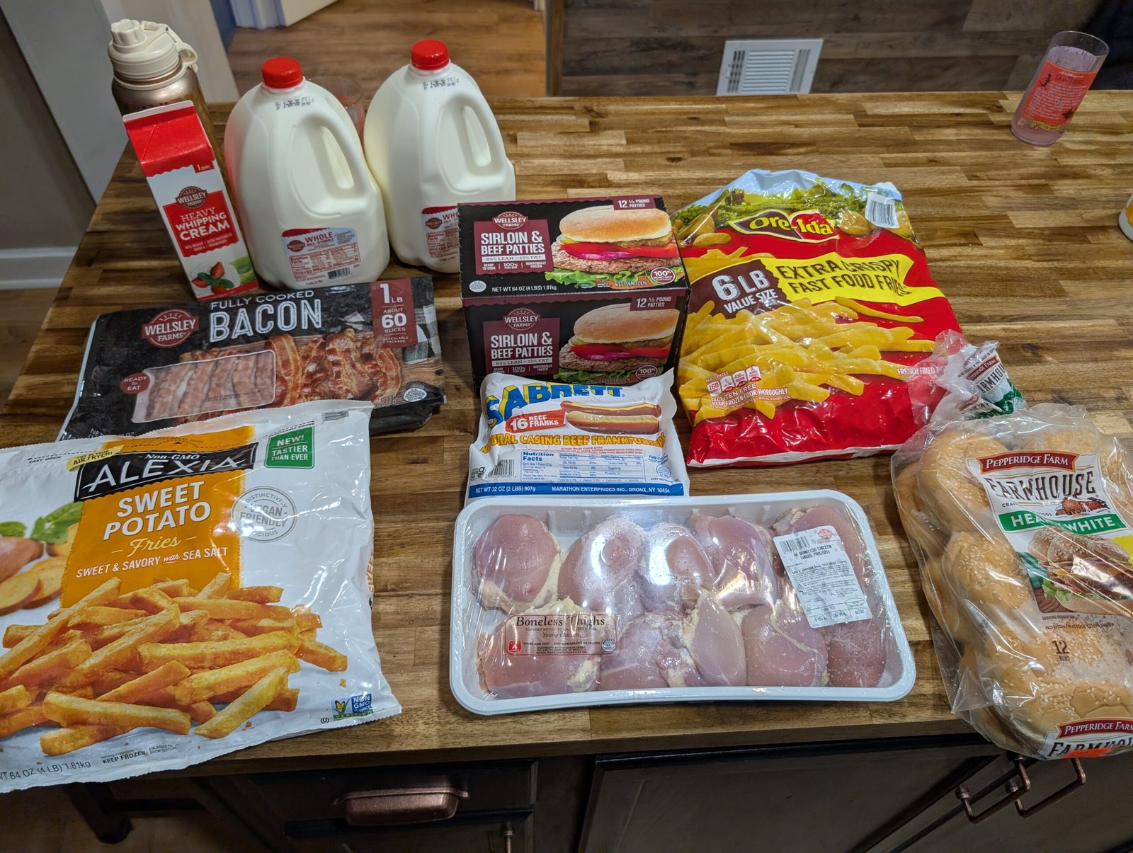 Grocery haul from January 10