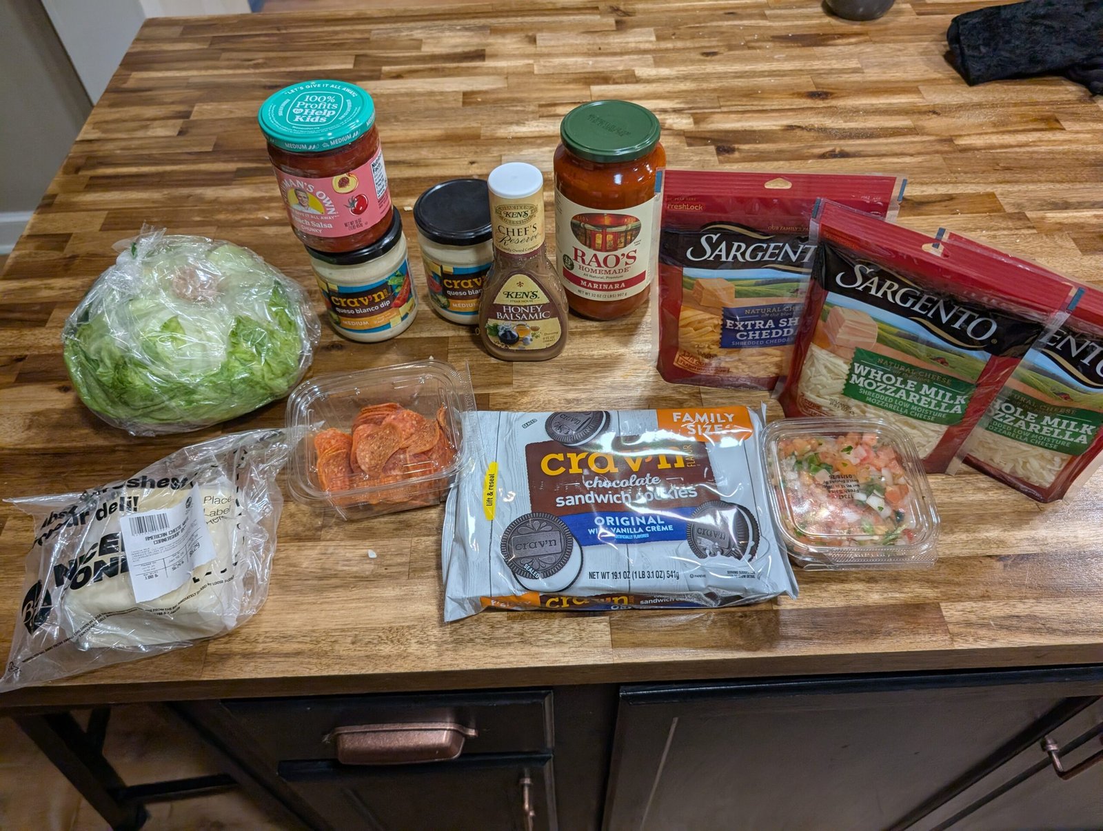 Grocery haul from January 13