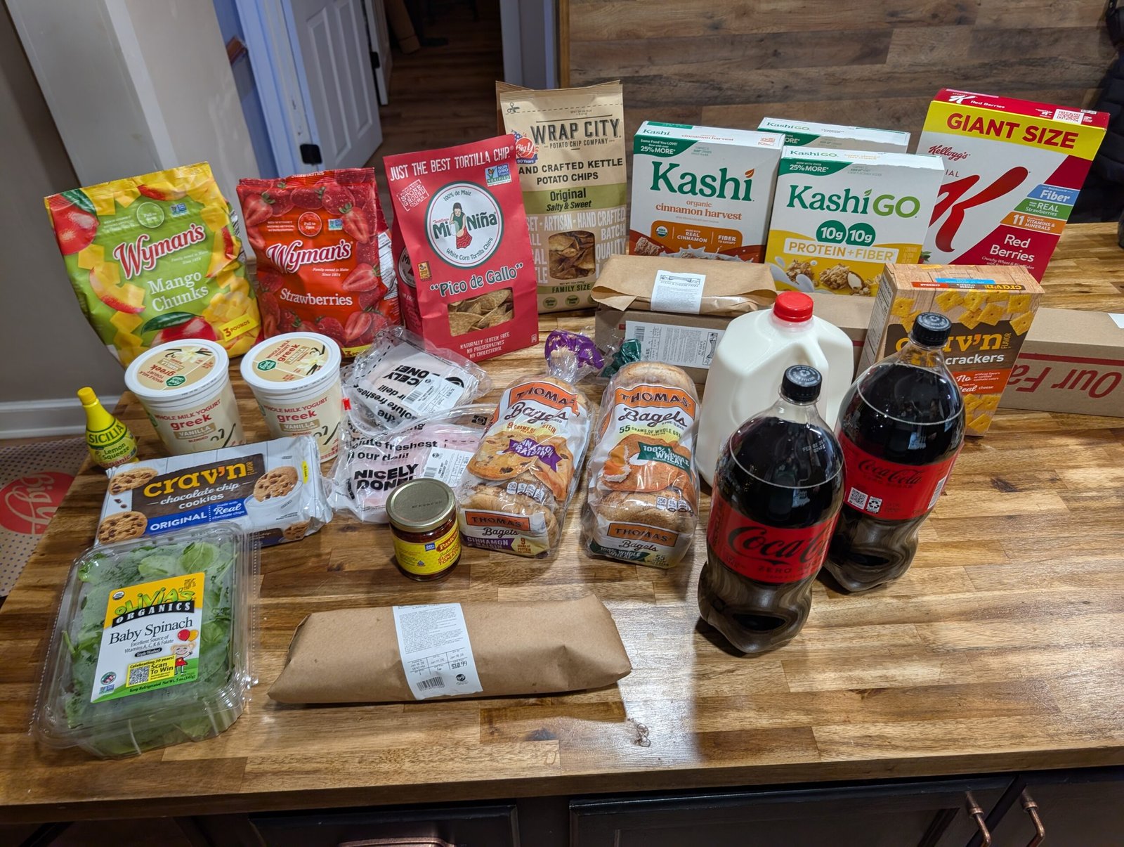 Grocery haul from January 16